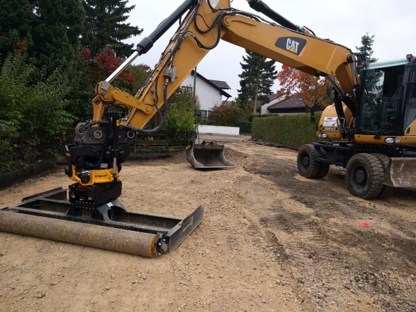 Mobilbagger Planierarbeiten